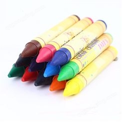 12色彩色蜡笔笔触细腻厂家直供细致定做