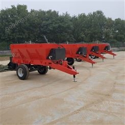 养殖场粪便运输撒粪车 拖拉机牵引液压控制施肥量撒粪车供应
