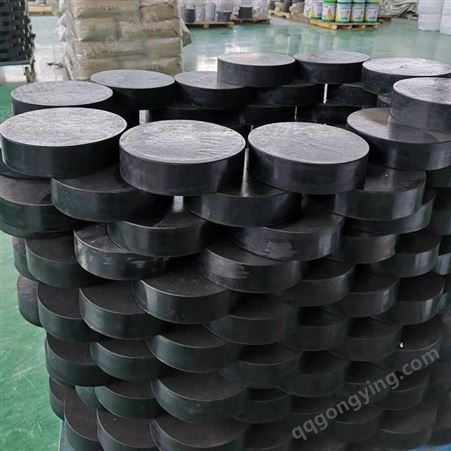 GPZ盆式橡胶支座 圆形橡胶垫块 橡胶减震器 志峰橡塑供应
