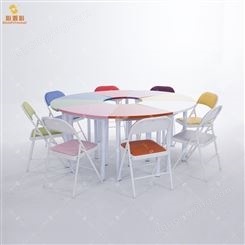 可拼接团体活动桌椅 彩色团体活动桌椅质量保障