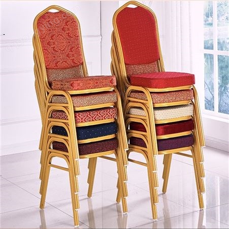 餐厅宴会椅 活动庆典椅 酒店金属椅 耐磨耐脏 质量可靠