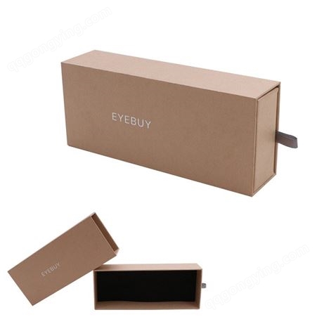 加工眼镜盒 时尚眼镜盒 精美眼镜盒 定制款眼镜盒 带绳抽屉盒