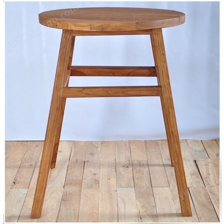 老榆木吧椅 实木仿旧吧台凳 时尚复古酒吧椅子 可来样定制
