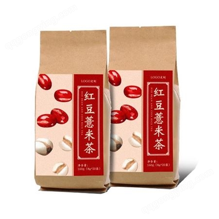 河南红豆薏米芡实茶厂家傲格代加工袋泡茶厂家直供OEM贴牌代加工