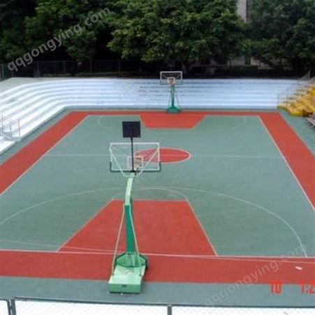 网球场 丙烯酸球场图片 康达塑胶跑道球场 供您选择