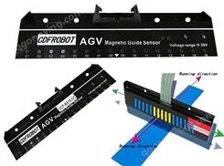16位磁导航传感器说明书  开关量输出 AGV磁导航传感器 AGV小车
