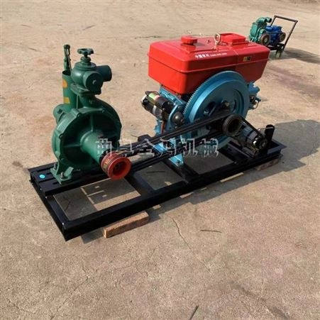 大流量高扬程水泵大功率高压水泵手推款柴油高扬程水泵