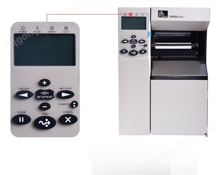 斑马Zebra 105SL plus条码打印机 300dpi 工业标签打印机