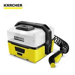 卡赫凯驰Karcher家用车辆用便携高压清洗机OC 3 小型车具清洗 室外露营清洗 锂电池高压清洗机