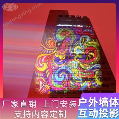 全息裸眼沉浸墙体投影秀 户外展示墙数字技术方案 广州新款黑科技