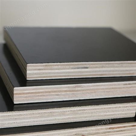厂家直发 黑膜清水模板 可反复使用 杨木胶合板 木胶板
