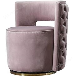 鼎富金属 DF-625轻奢梳妆凳 意大利风格化妆榻休闲椅 梳妆椅 拉扣矮凳