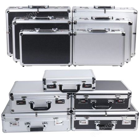 厂家定制航空铝合金拉杆箱 加厚手提铝箱 定做精密仪器工具箱