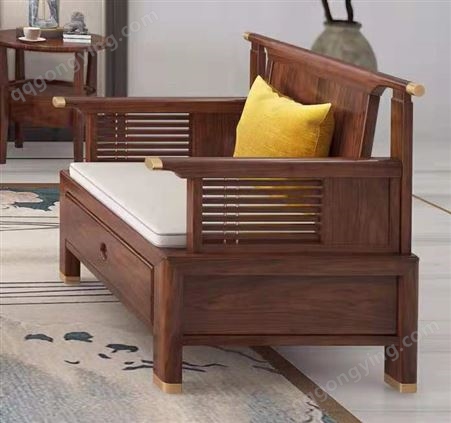 买新中式沙发 实木新中式沙发图片大全 别墅新中式沙发 新中式