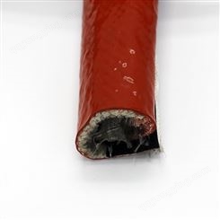 帕克 硅橡胶玻璃纤维套管 安徽拆卸式粘扣带阻燃套管 