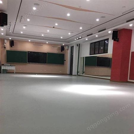 广东 深圳东莞排舞教室胶地板 太原舞蹈教室地胶 舞蹈场地地板安装