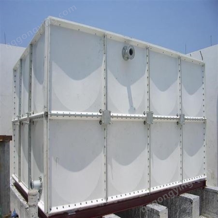 供应矩形组合式不锈钢水箱 SMC玻璃钢消防水箱 河北水箱厂家