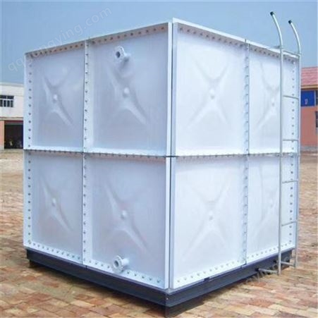 定制人防不锈钢水箱 防腐蚀SMC玻璃钢水箱 搪瓷钢板水箱厂家