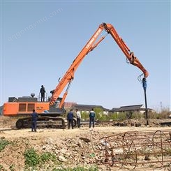 挖掘机挖坑机 挖掘机改螺旋钻机 电线杆挖坑机 老厂品质保障