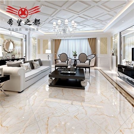广东瓷砖 800*800客厅酒店商场瓷砖地板砖 厂家直供 金刚晶客厅地砖