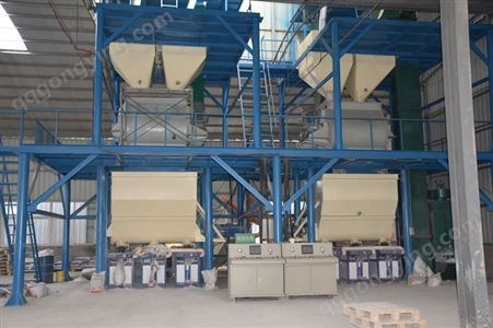 予正环保中型干粉砂浆设备 干砂浆生产线 粉体混合机
