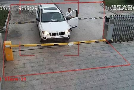 安全助手—车辆闯入识别监测系统非法闯入非法入侵AI图像抓拍