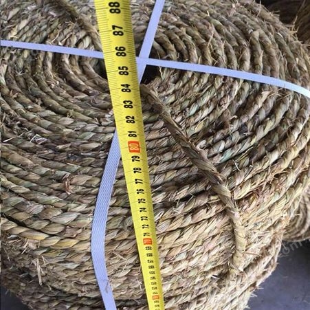 鱼台富讯 绿化草绳 管桩专用6毫米草绳 规格齐全