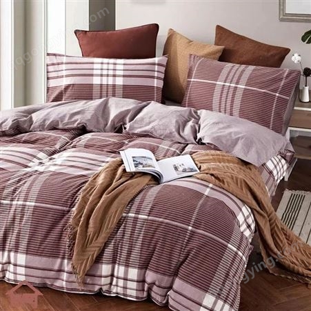 床单 被罩 枕套 床上三件套 夏雨梦 生产厂家批发水洗棉床上用品