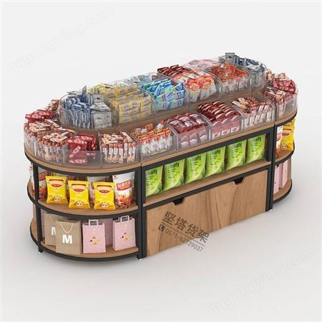 零食铺货架 零食展示柜厂家 定做零食铺货架 杭州坚塔货架