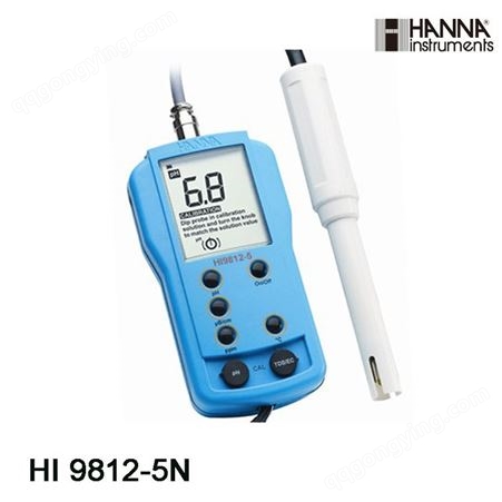 意大利哈纳 HI9812-5 便携式pH/EC/TDS/℃测量仪