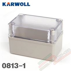 KARWOLL卡文 AT-0813-1可视透明盖防水开关盒接线盒80*130*85聚碳酸酯材质壳体