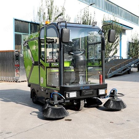 儒工机械 小区道路标线设备 电动吸尘扫地机 大型物业道路垃圾清扫车