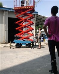 广州/深圳升降平台出租 出租移动剪叉式液压升降机 高空作业