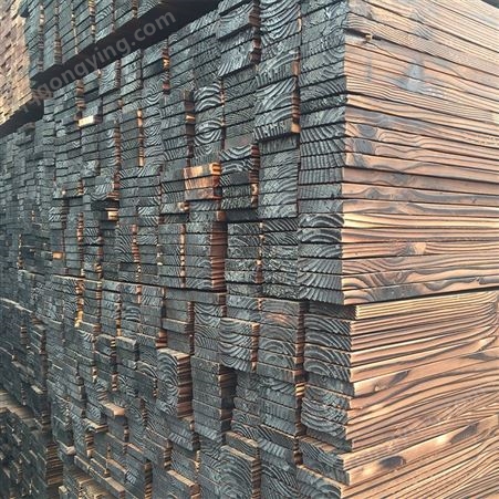 室内板材用料碳化木材 湘潭碳化木厂家批发 可定制加工各种尺寸