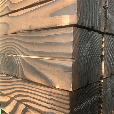 室内板材用料碳化木材 湘潭碳化木厂家批发 可定制加工各种尺寸