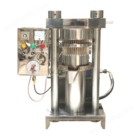 大容量芝麻液压榨油机 立式油茶籽榨油机 民用液压香油机厂家