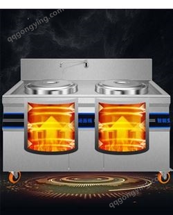 多功能双桶煮面炉桶商用节能电热燃气煲汤炉保温台式双头汤粉炉