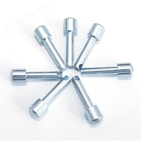 中固厂家生产供应蓝白锌非标件高强度高硬度带柱机螺钉