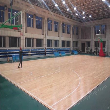 海纳川供应 篮球体育馆防滑运动木地板 木制运动地板