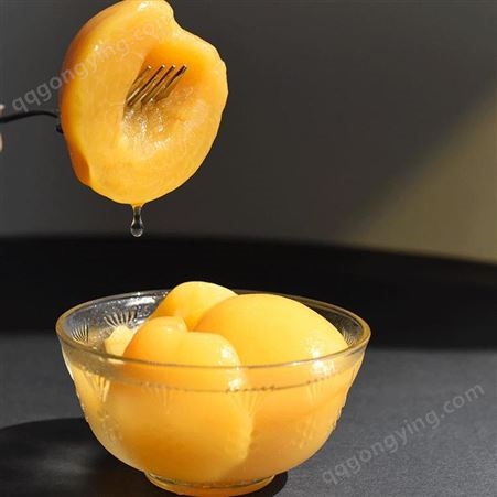 出口厂家供应黄桃罐头 优质水果黄桃加工 山东工厂出售 巨鑫源品牌
