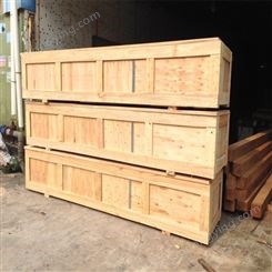 东莞钢边箱 围板木箱  实木包装箱定制   铂纳包装
