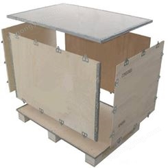 钢扣胶合板箱 铂纳包装 可拆卸胶合板 免熏蒸木包装钢扣箱