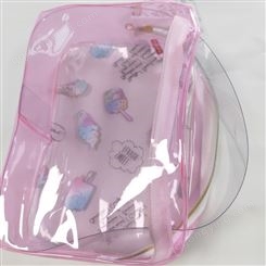 深圳PVC儿童背包袋PVC包装袋防水洗漱化妆品袋定制厂家