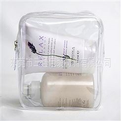 广州立体透明PVC拉链袋 PVC拉链袋化妆品收纳包定制厂家