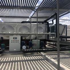 太阳能热水器 集热工程模块镀锌板联箱商用大型热水工程