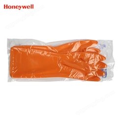 霍尼韦尔AK1815/O/天然橡胶防化手套 洁净室耐酸碱劳保手套