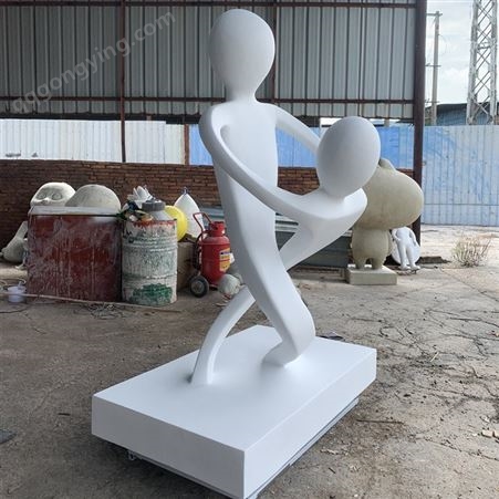 玻璃钢抽象舞蹈人物雕塑 连州广场跳舞人物雕塑 恒创定制