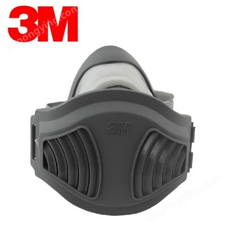 3M1211防尘面罩 防工业粉尘颗粒物 防灰尘打磨呼吸劳保防护面具