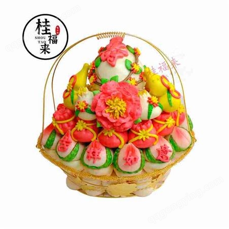 老式生日蛋糕寿桃馒头礼蓝各种样式支持定做欢迎