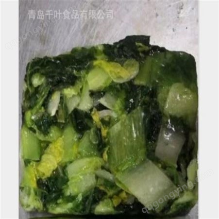 厂家长期供应冷冻蔬菜 冷冻白菜片白菜段